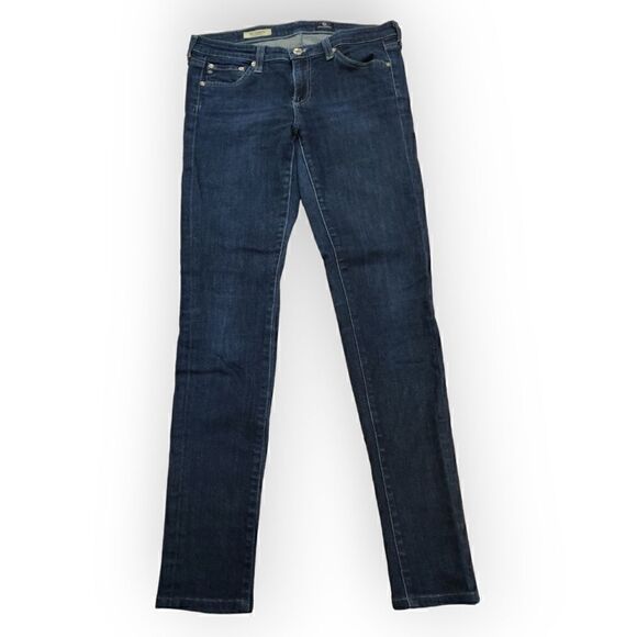 AG Adriano Goldschmied The Legging dark blue Super Skinny Jeans 28R - Picture 4 of 10
